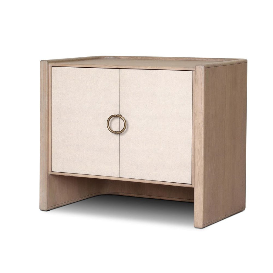 Nightstands Kiran Nightstand - Sandy Oak Veneer