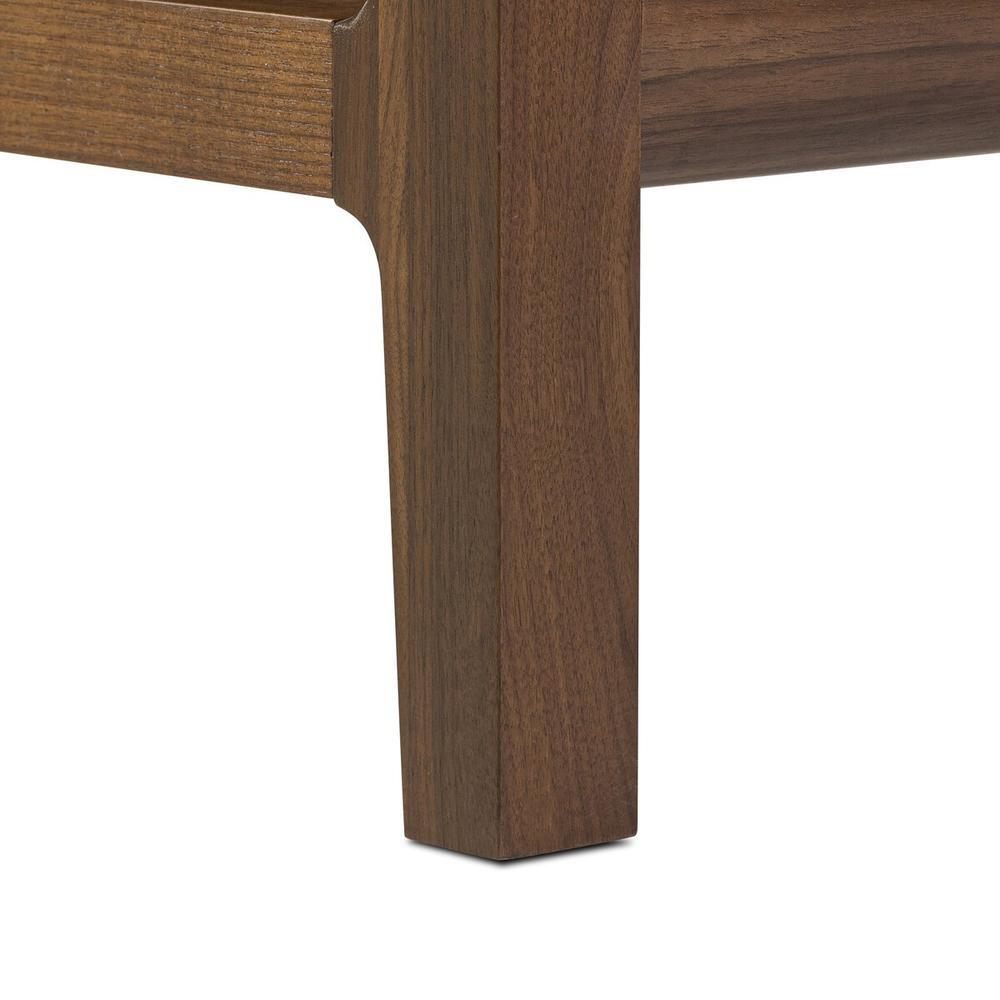 Hawkes Console Table: Dark Walnut Solid - Dark Walnut Veneer