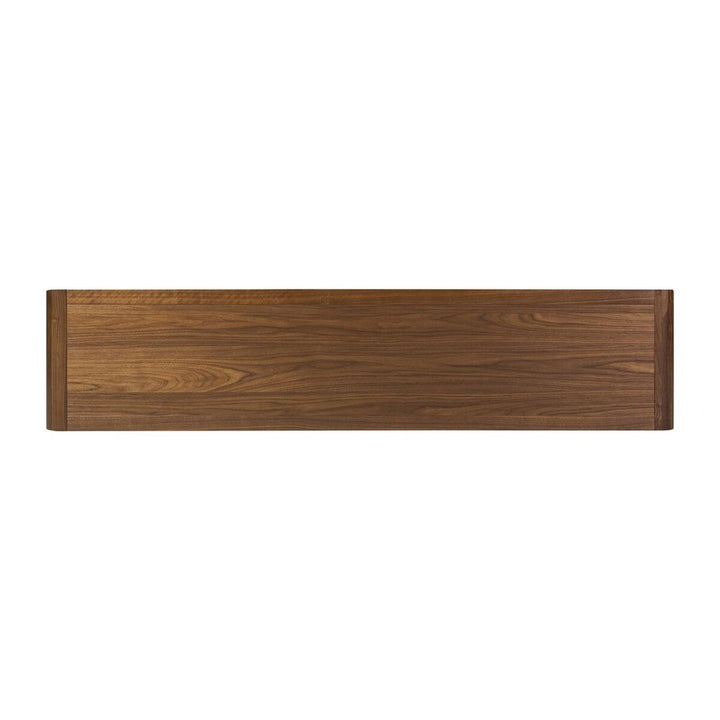 Hawkes Console Table: Dark Walnut Solid - Dark Walnut Veneer