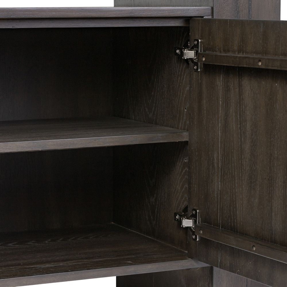 Fisher Bookcase - Smoked Black Veneer