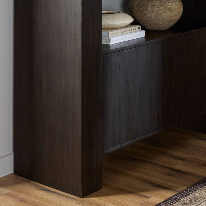 Fisher Bookcase - Smoked Black Veneer