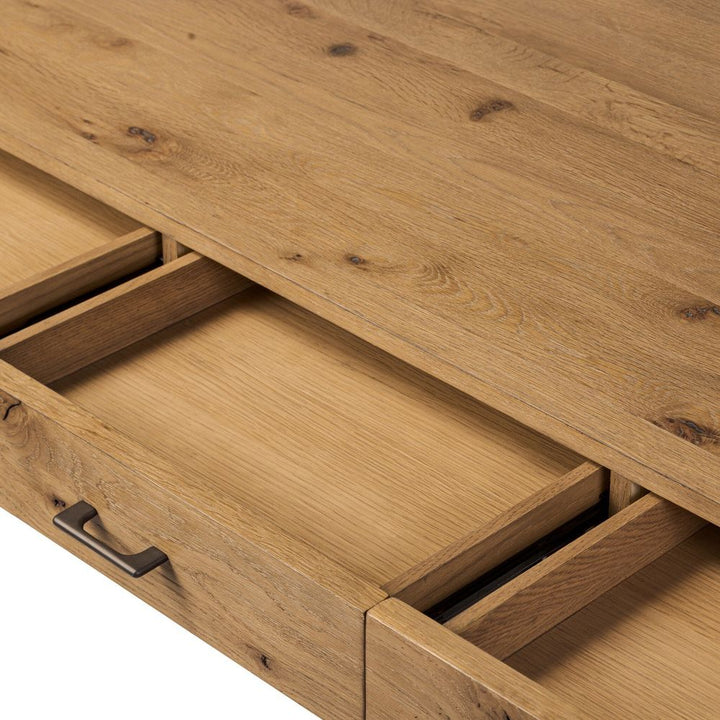 Bloomfield Desk - Resawn Worn Oak