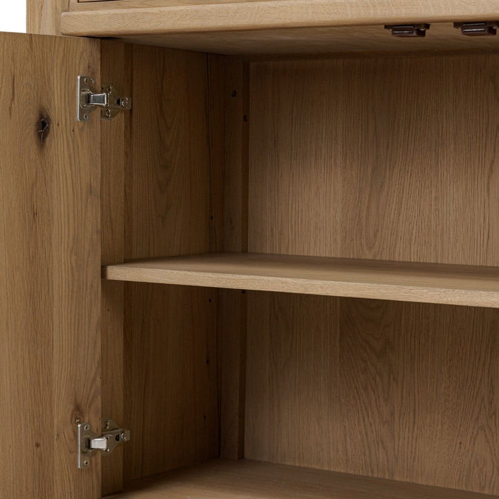 Fatima Kitchen Island - White Carrara Marble