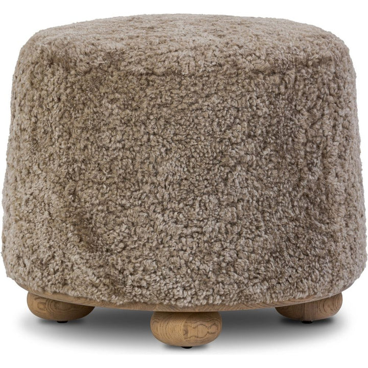 Stools & Ottomans Bilbury Ottoman - Taupe Shearling