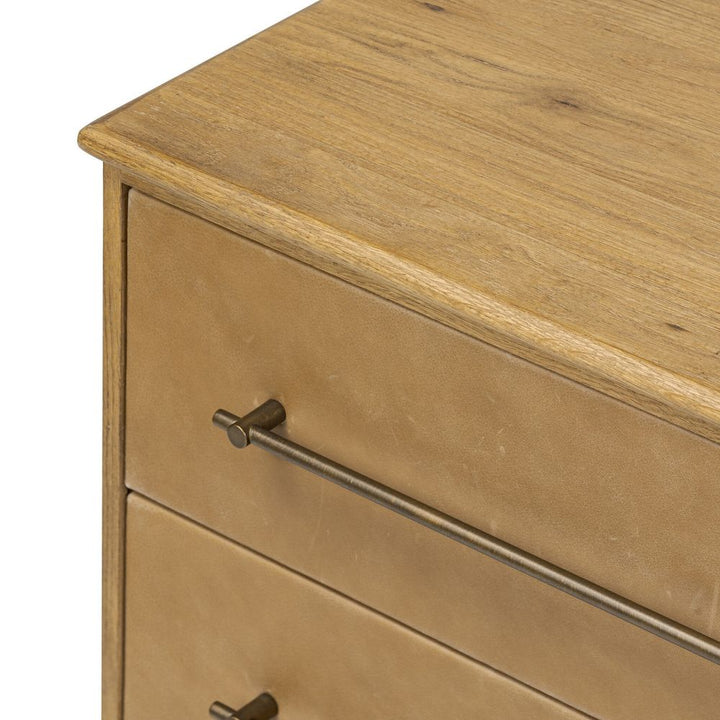 Stella Nightstand - Hazel Oak Veneer