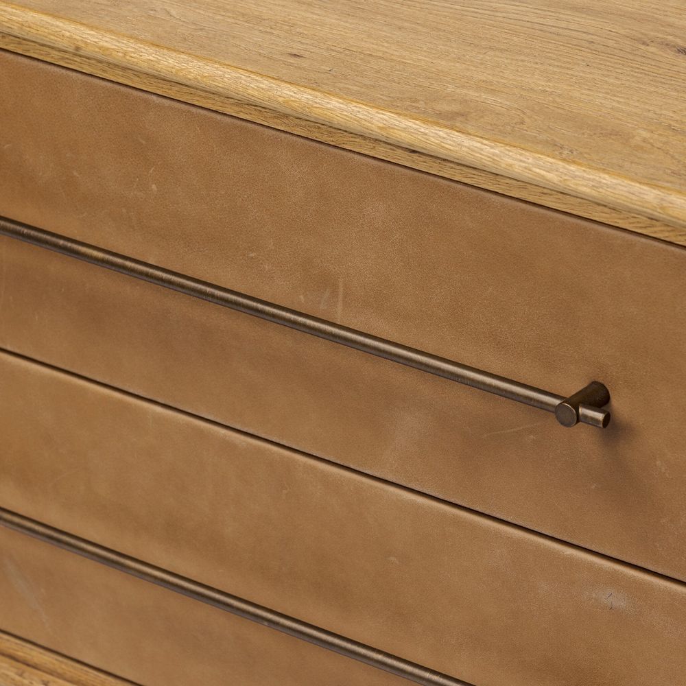 Stella Nightstand - Hazel Oak Veneer