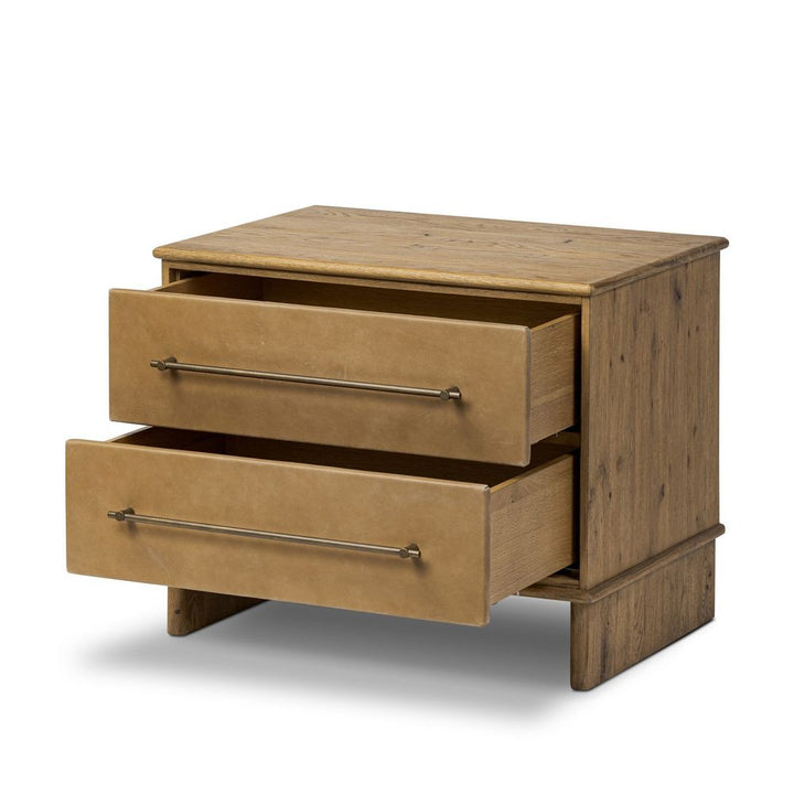 Stella Nightstand - Hazel Oak Veneer
