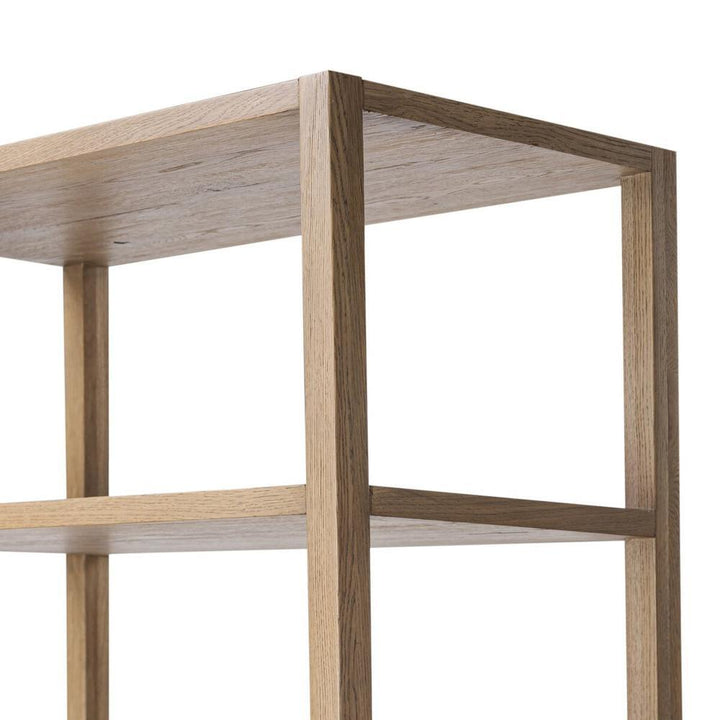 Tula Bookcase: Worn Oak - Worn Oak Veneer - Palermo Drift