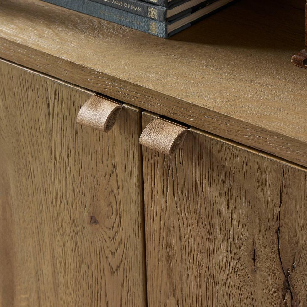 Tula Bookcase: Worn Oak - Worn Oak Veneer - Palermo Drift
