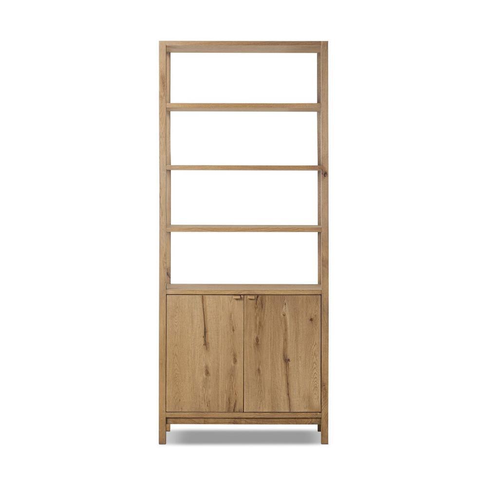 Bookcases & Etageres Tula Bookcase: Worn Oak - Worn Oak Veneer - Palermo Drift