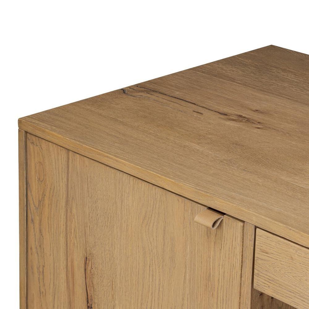 Tula Bookcase: Worn Oak - Worn Oak Veneer - Palermo Drift