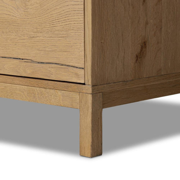Tula Bookcase: Worn Oak - Worn Oak Veneer - Palermo Drift