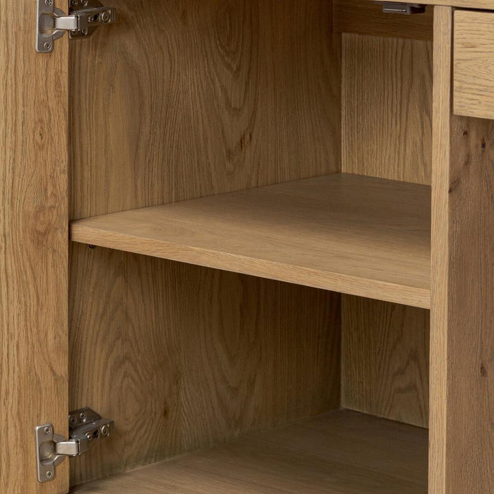 Tula Bookcase: Worn Oak - Worn Oak Veneer - Palermo Drift