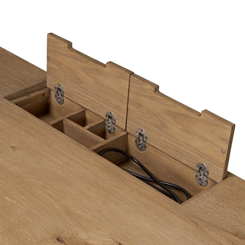 Tula Bookcase: Worn Oak - Worn Oak Veneer - Palermo Drift