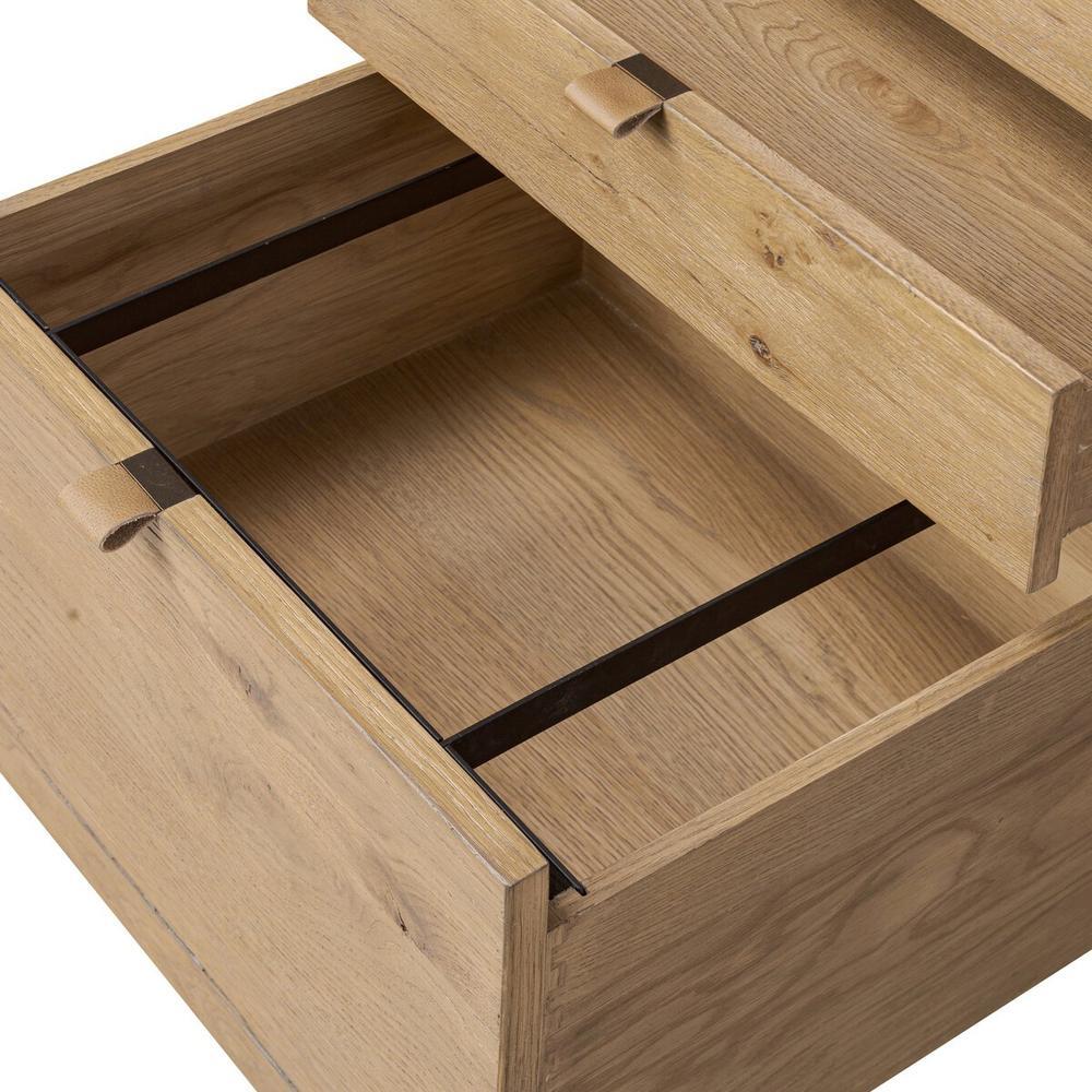 Tula Bookcase: Worn Oak - Worn Oak Veneer - Palermo Drift