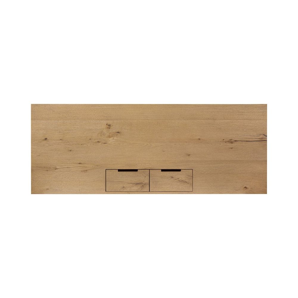 Tula Bookcase: Worn Oak - Worn Oak Veneer - Palermo Drift