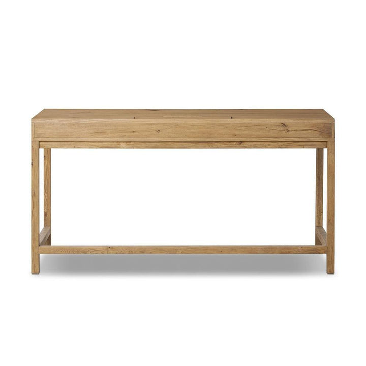 Tula Writing Desk: Worn Oak - Worn Oak Veneer - Palermo Drift