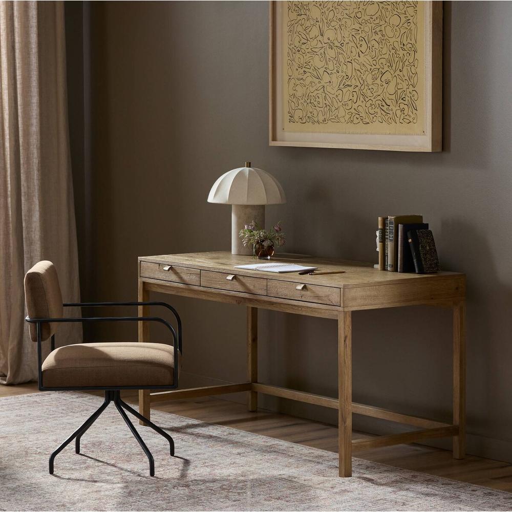 Desks Tula Writing Desk: Worn Oak - Worn Oak Veneer - Palermo Drift