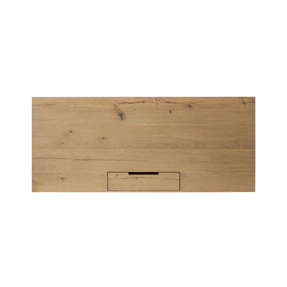 Tula Writing Desk: Worn Oak - Worn Oak Veneer - Palermo Drift