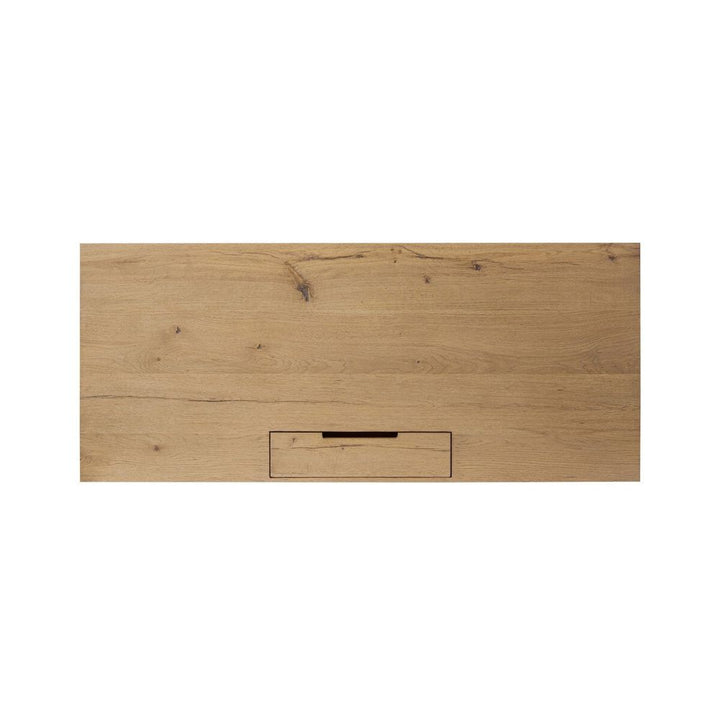 Tula Writing Desk: Worn Oak - Worn Oak Veneer - Palermo Drift