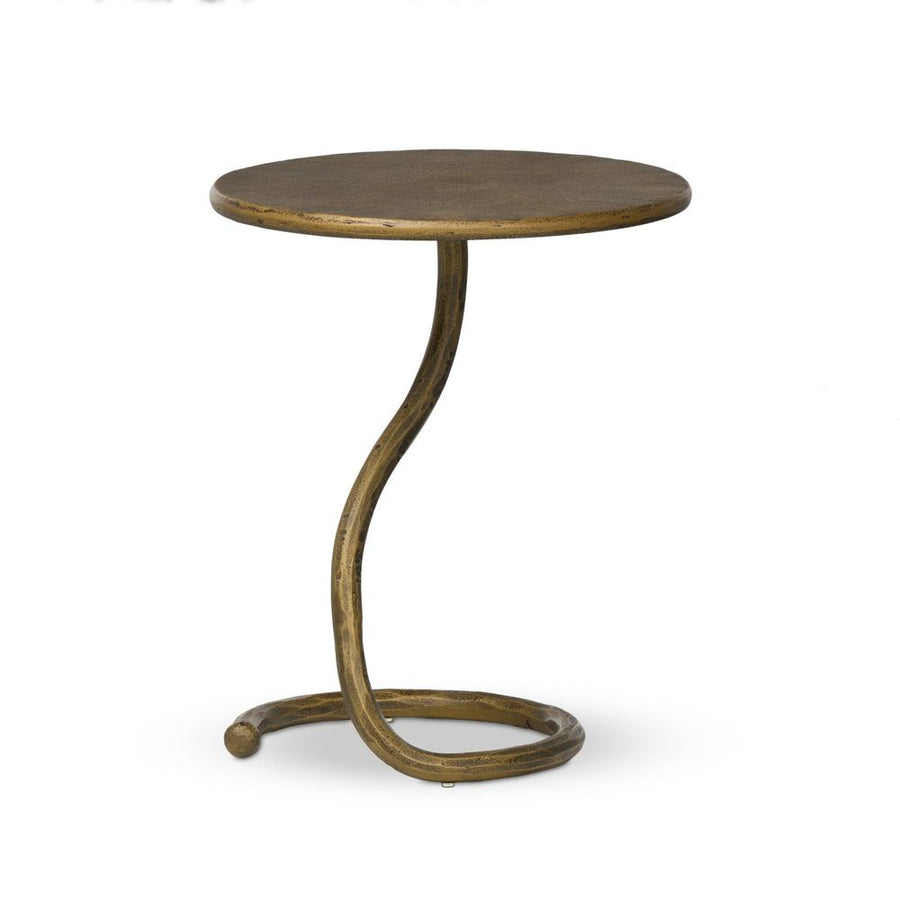Side Tables Vera End Table - Smooth Aged Aluminum
