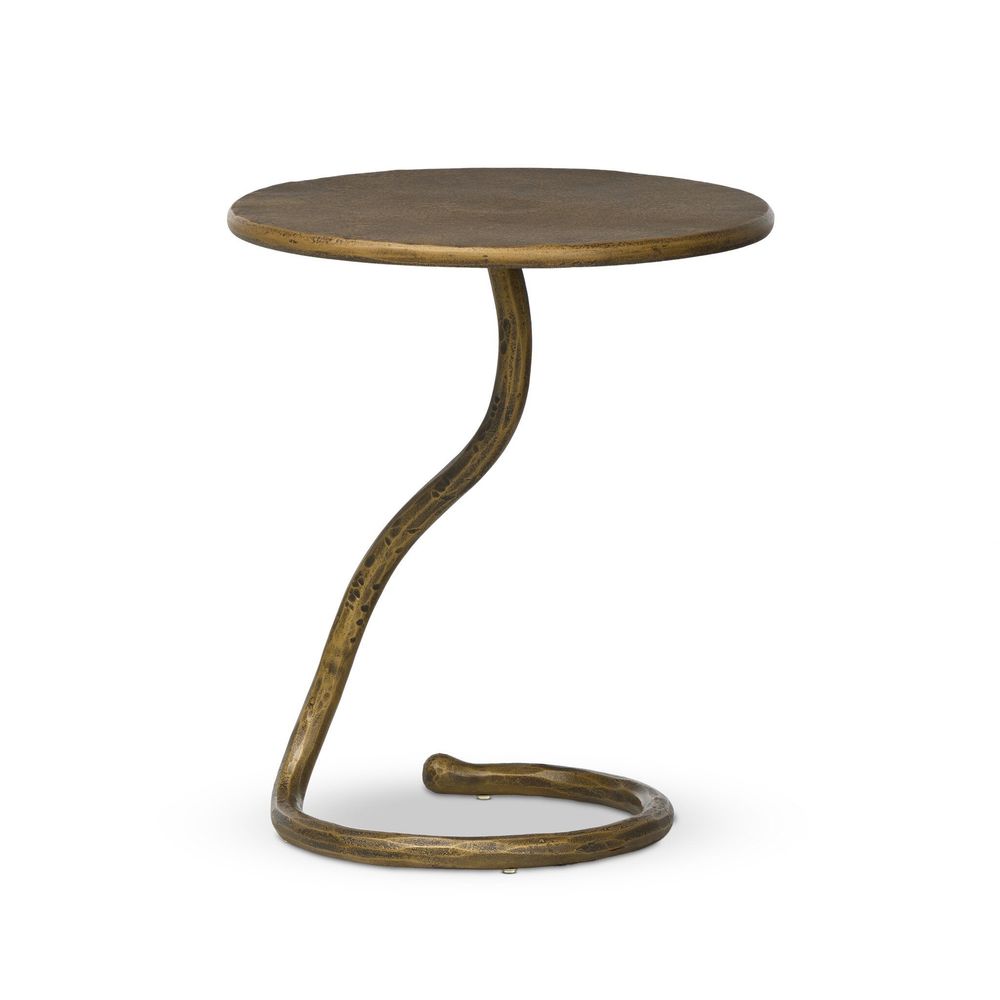 Side Tables Vera End Table - Smooth Aged Aluminum