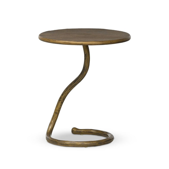 Side Tables Vera End Table - Smooth Aged Aluminum