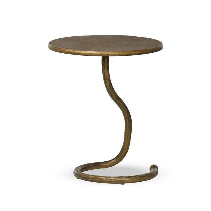 Side Tables Vera End Table - Smooth Aged Aluminum