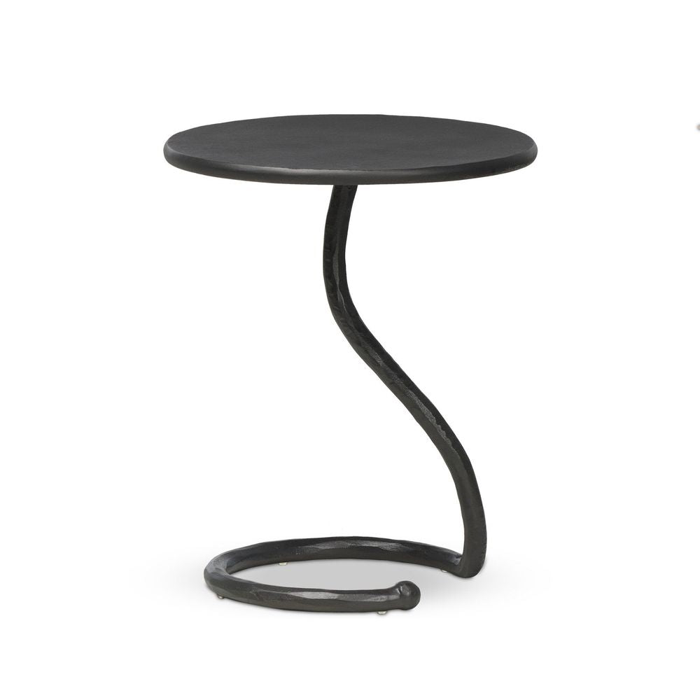 Side Tables Vera End Table - Gunmetal Aluminum