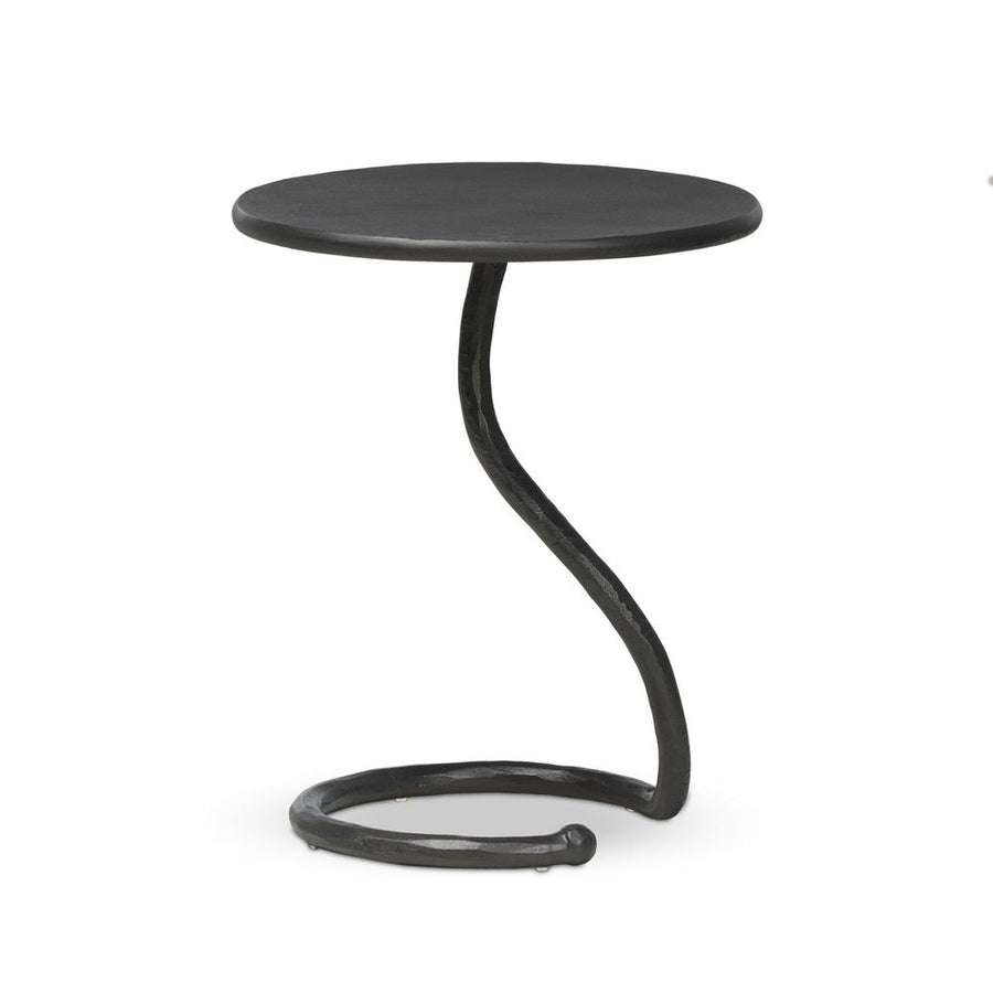 Side Tables Vera End Table - Gunmetal Aluminum