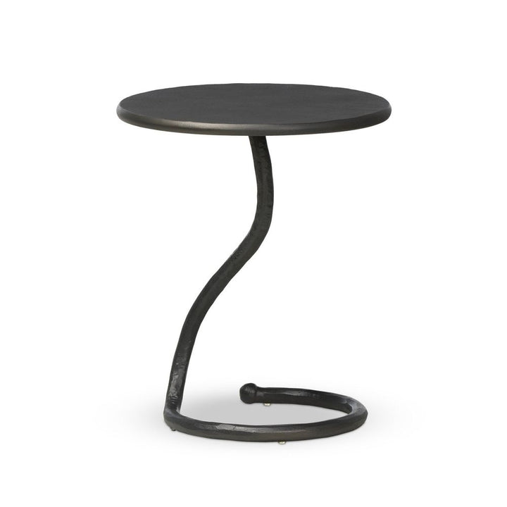 Side Tables Vera End Table - Gunmetal Aluminum
