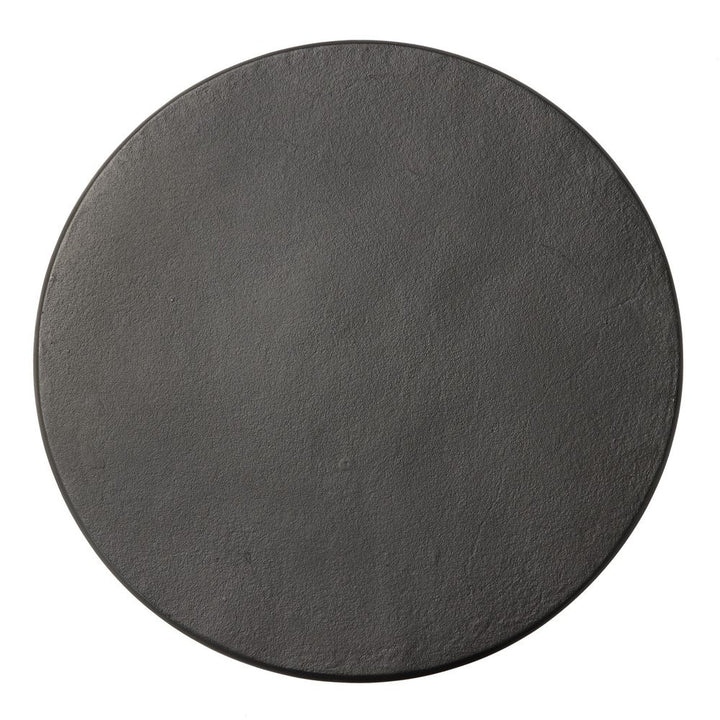Vera End Table - Gunmetal Aluminum