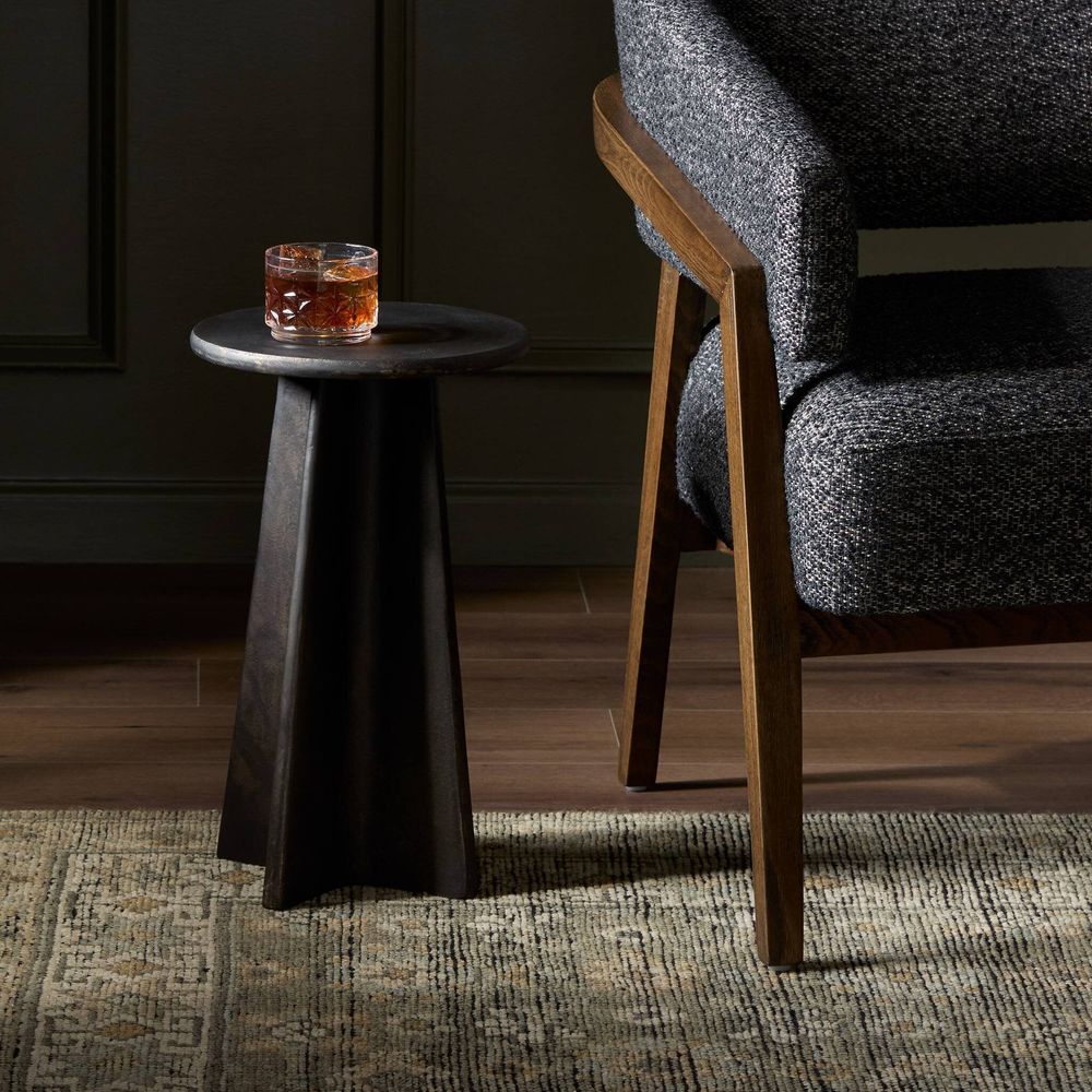 Side Tables Remo End Table - Distressed Bronze