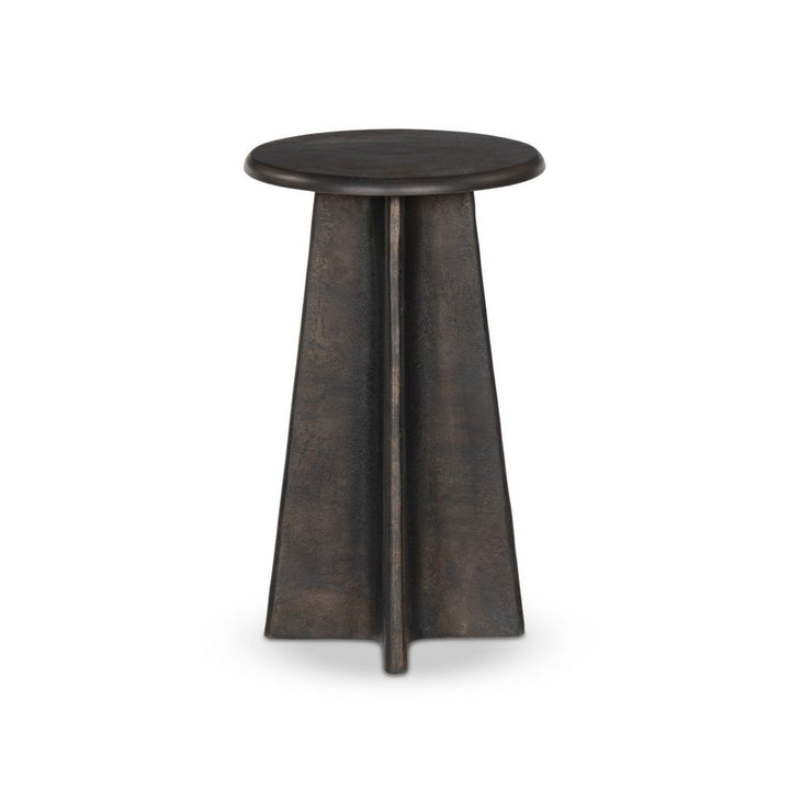 Side Tables Remo End Table - Distressed Bronze