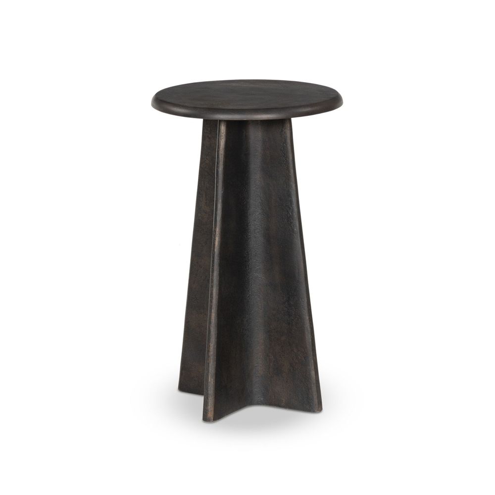 Side Tables Remo End Table - Distressed Bronze