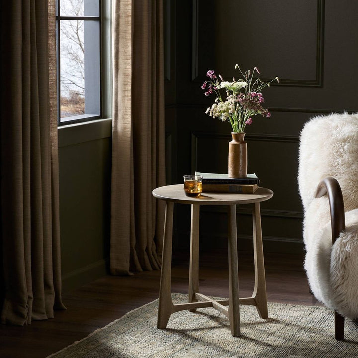Side Tables Dupree End Table - Washed Oak
