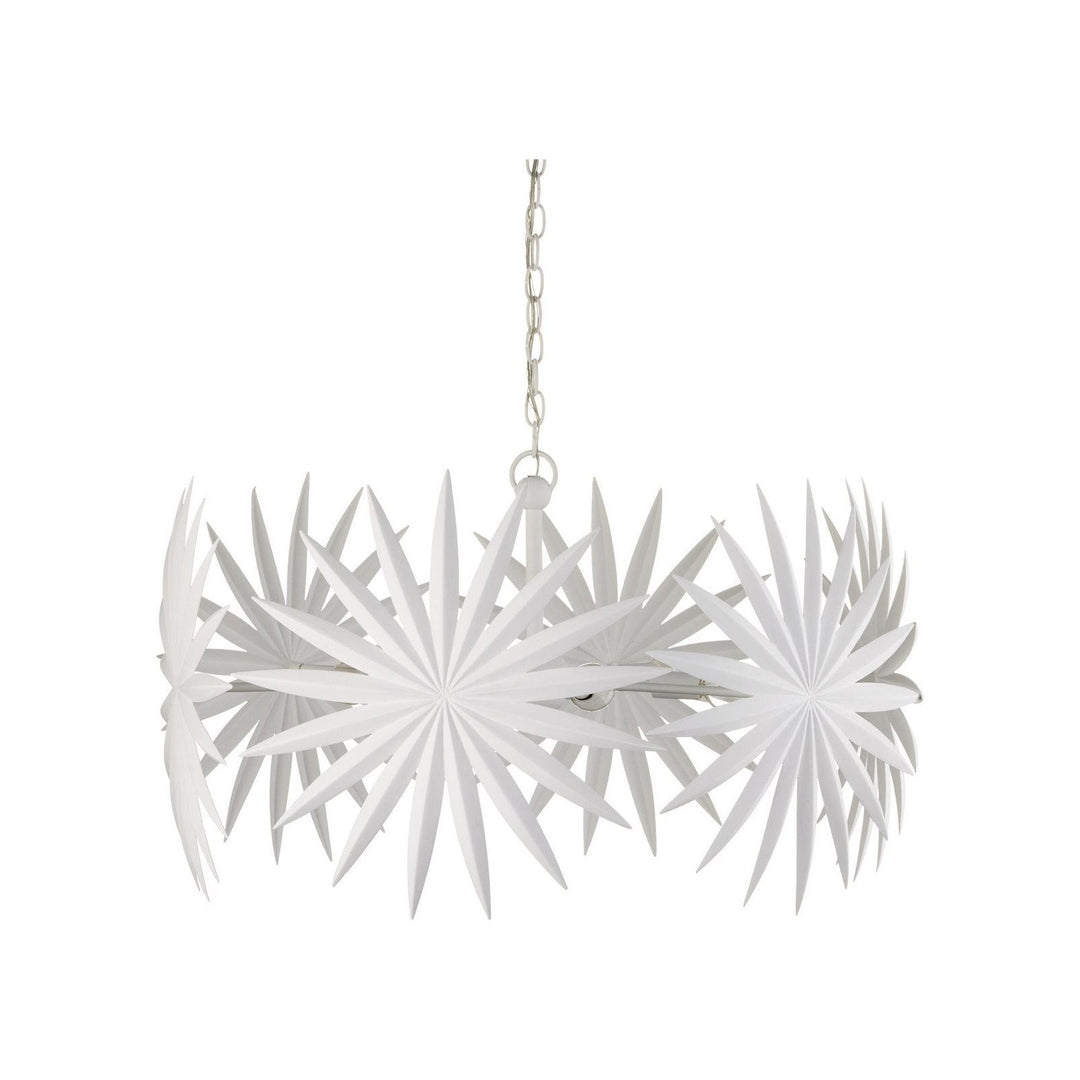 Bismarkia Small White Chandelier