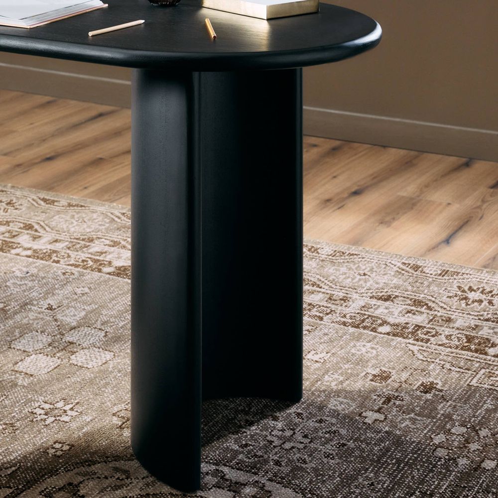 Paden Desk - Aged Black Acacia
