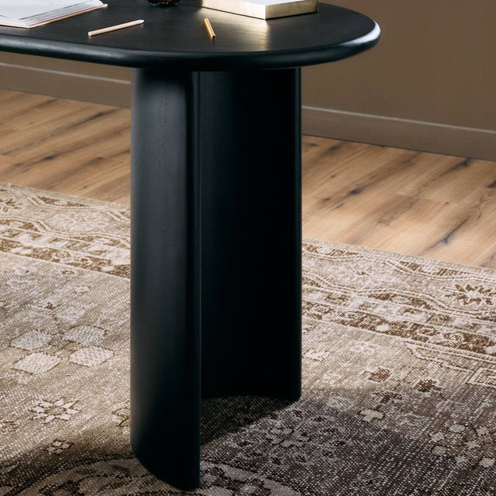 Paden Desk - Aged Black Acacia