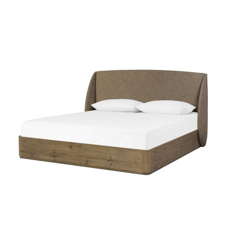Beds Maeve Bed - Laken Taupe