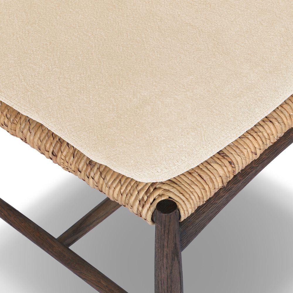 Jovan Dining Chair With Cushion - Savile Flax