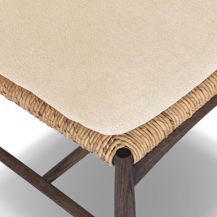 Jovan Dining Chair With Cushion - Savile Flax