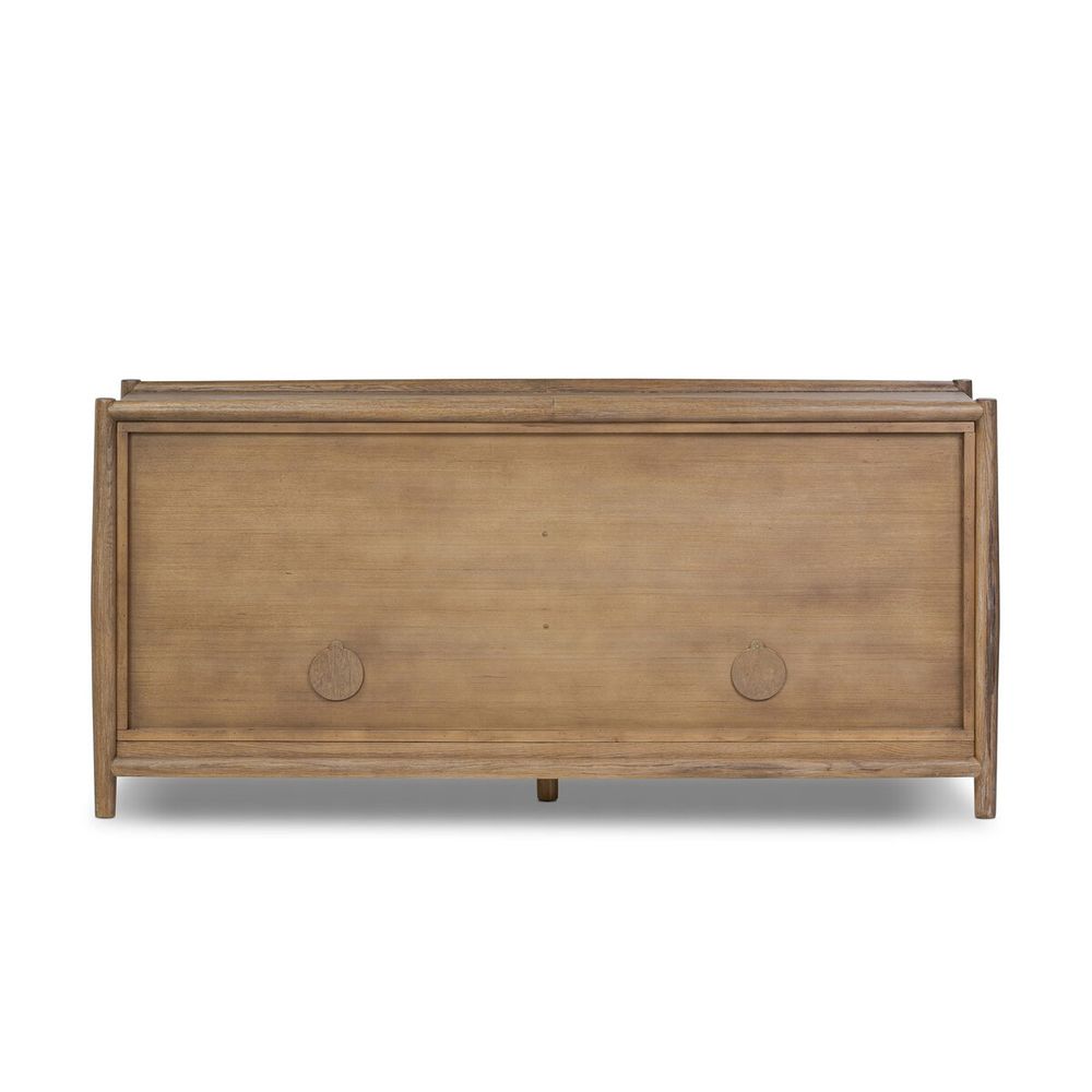 Glenview 4 Door Sideboard-Weathered Oak