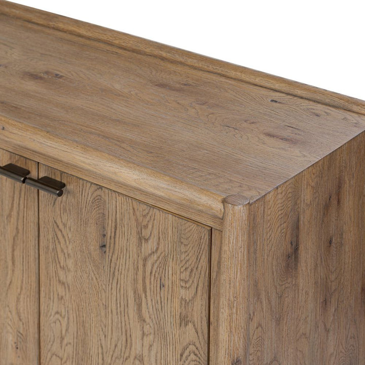 Glenview 4 Door Sideboard-Weathered Oak