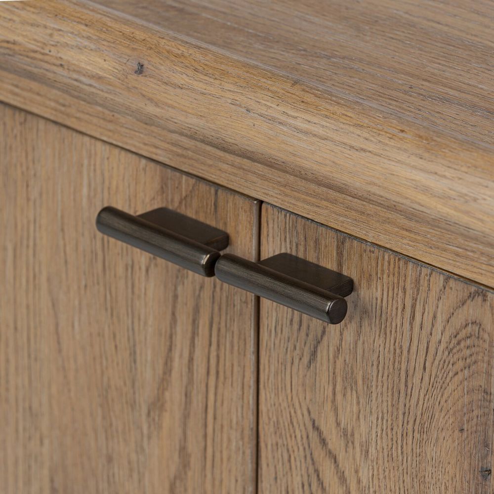 Glenview 4 Door Sideboard-Weathered Oak
