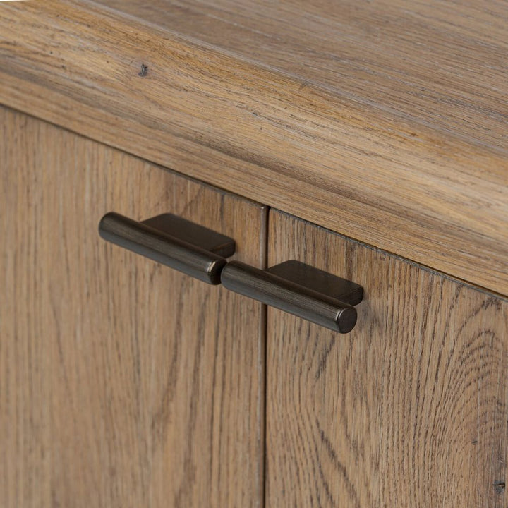 Glenview 4 Door Sideboard-Weathered Oak