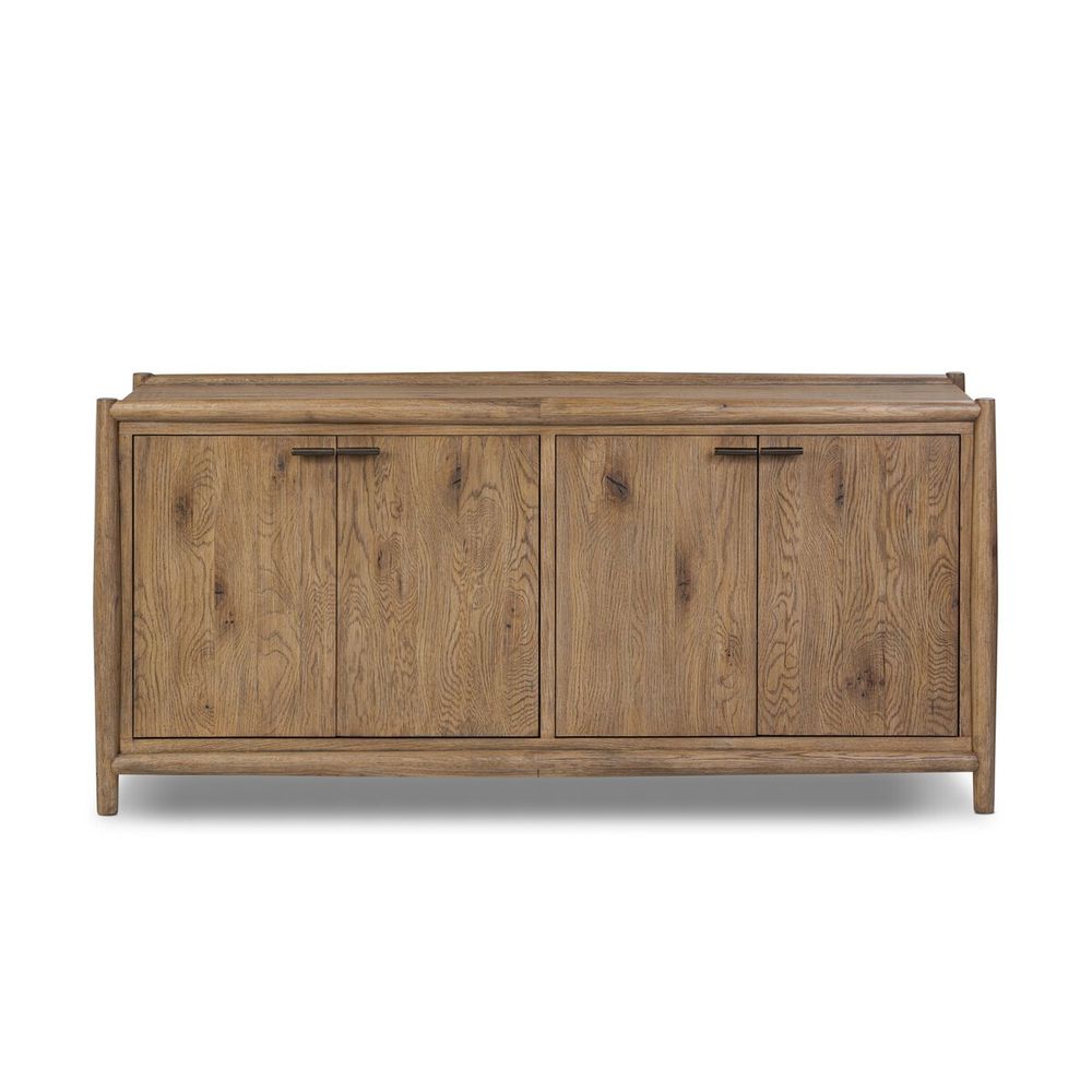 Glenview 4 Door Sideboard-Weathered Oak