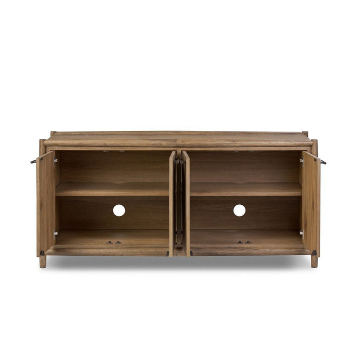 Glenview 4 Door Sideboard-Weathered Oak