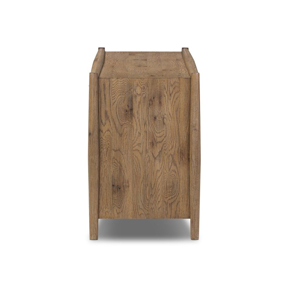 Glenview 4 Door Sideboard-Weathered Oak