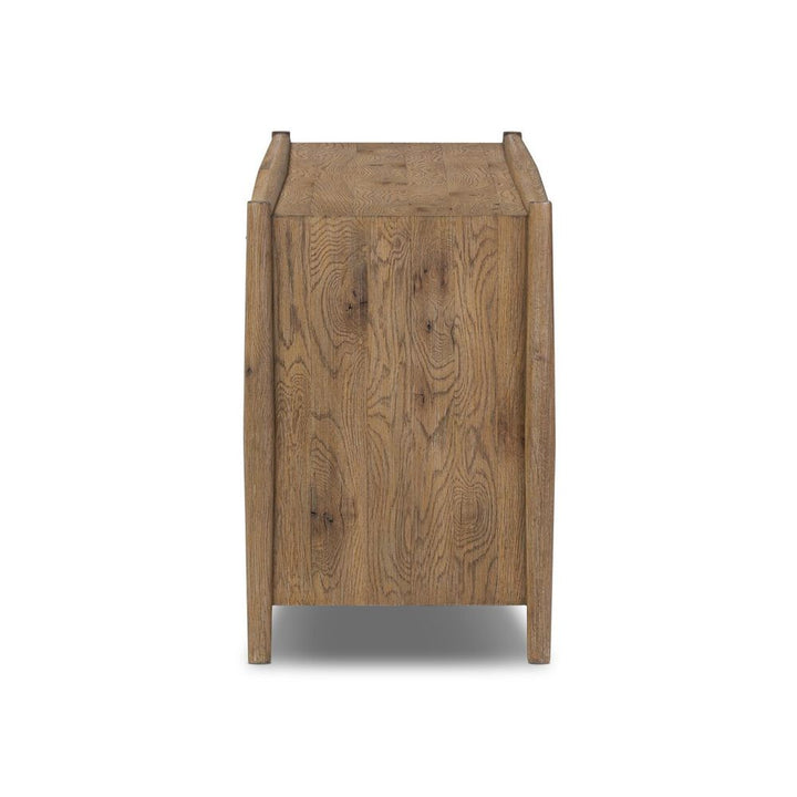 Glenview 4 Door Sideboard-Weathered Oak